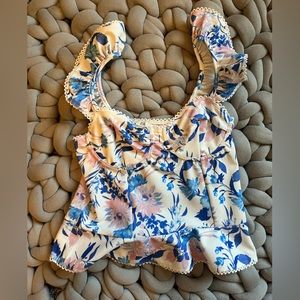 River Island Floral Corset Top